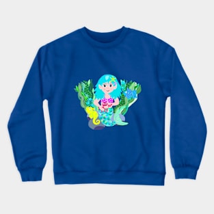 Cute Mermaid Crewneck Sweatshirt